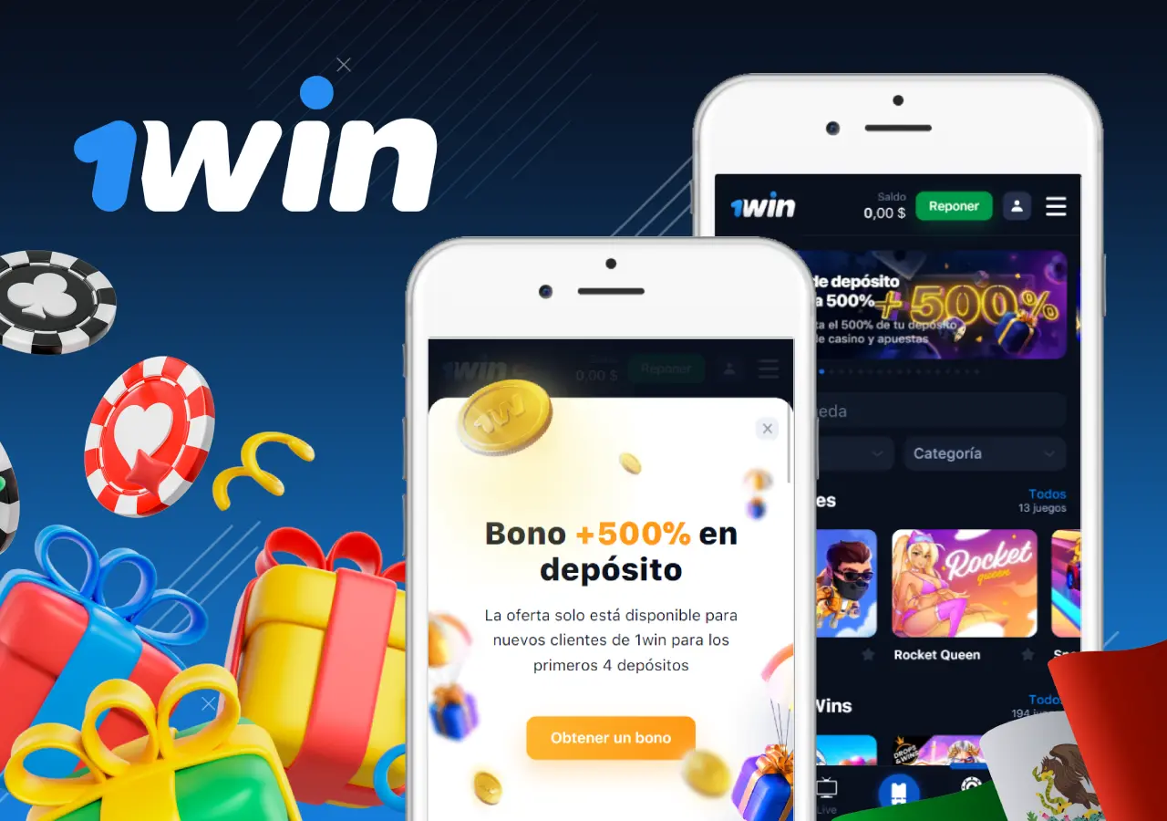 1win casino'da %500 hoş geldin bonusu