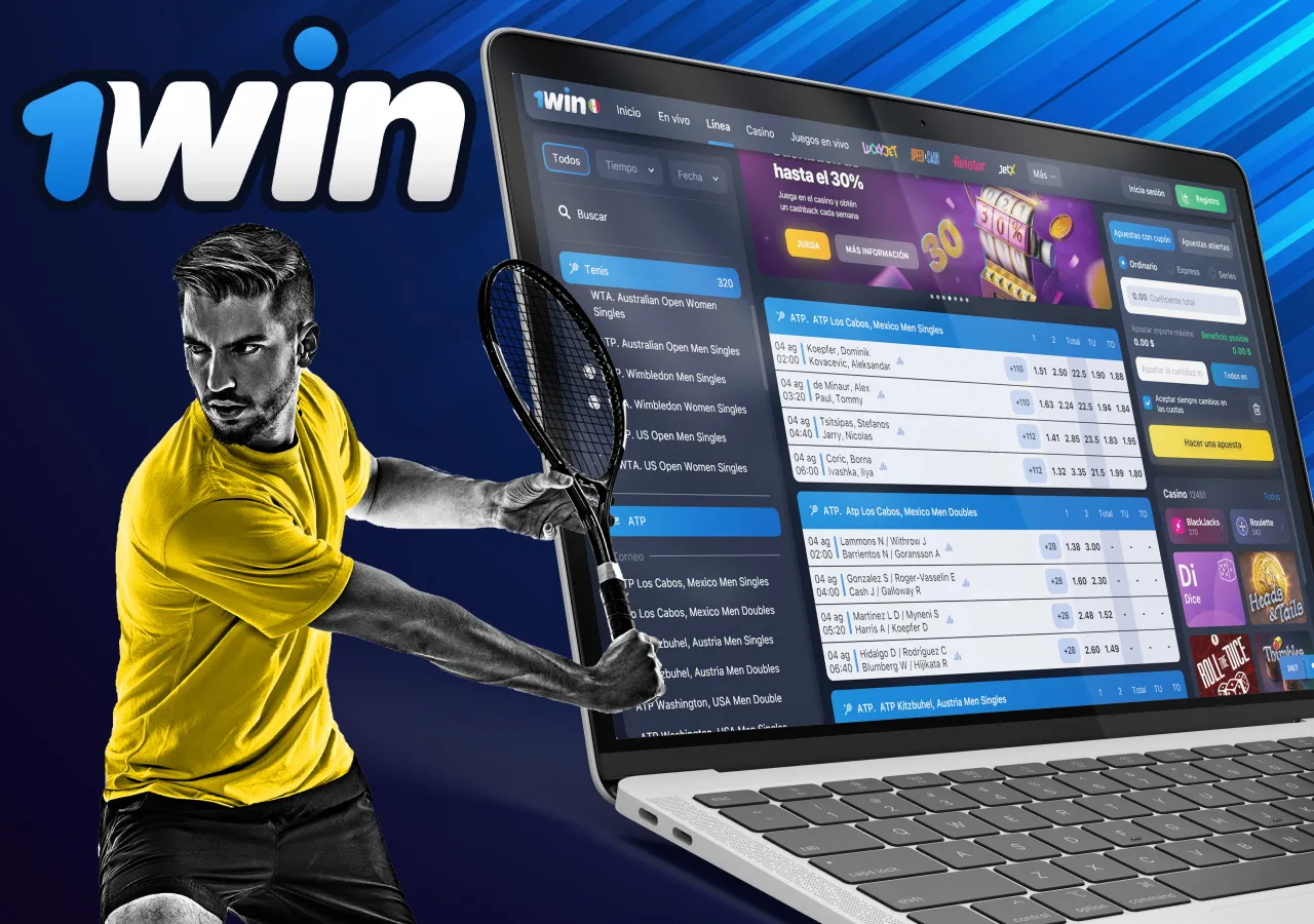 1win ile tenis maçlarında bahis yapın