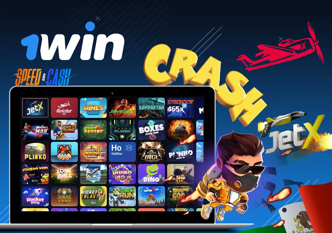 1Win Resmi'nde Popüler Cash or Crash Oyunları